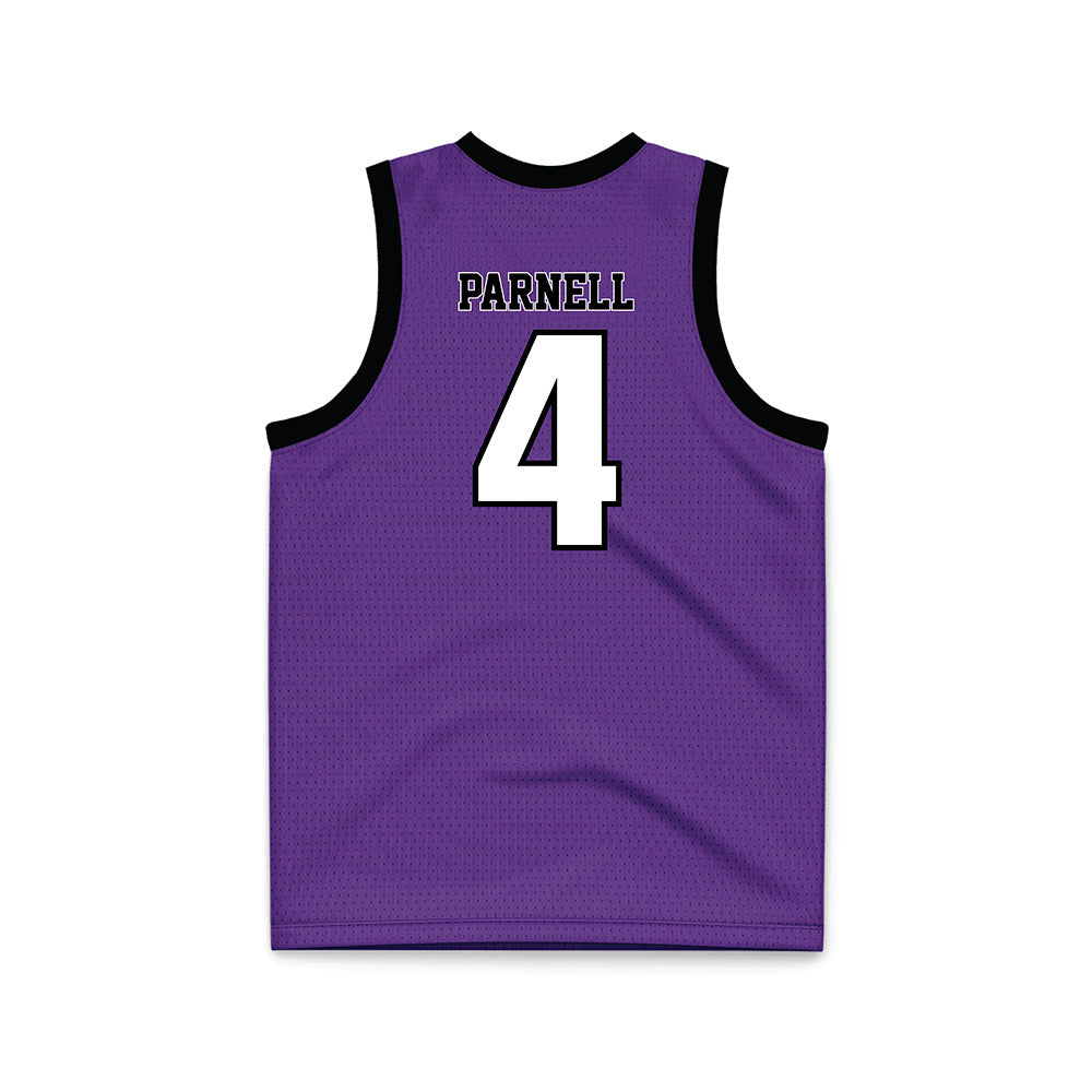 Furman - NCAA Women's Basketball : Kyraha Parnell - Purple Basketball Jersey-1