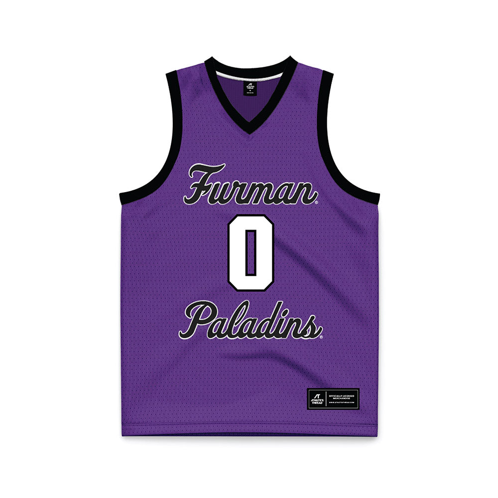 Furman - NCAA Women's Basketball : Lauren Bailey - Purple Basketball Jersey-0