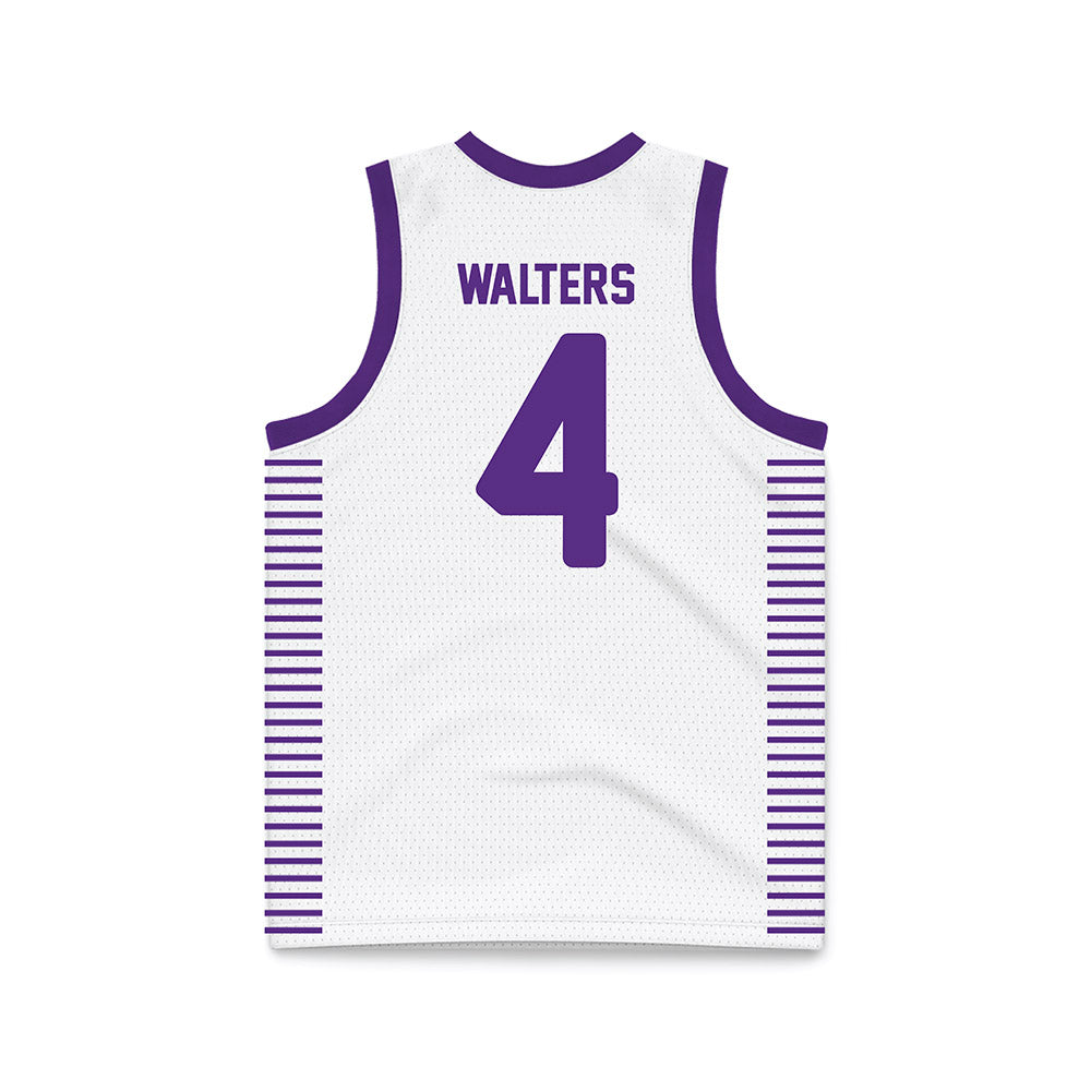 Furman - NCAA Women's Basketball : Tate Walters - White Basketball Jersey-1