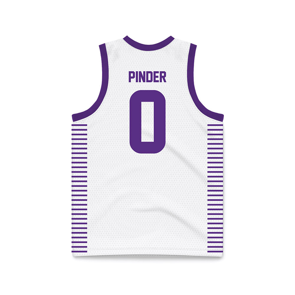 Furman - NCAA Women's Basketball : Jayda Pinder - White Basketball Jersey-1