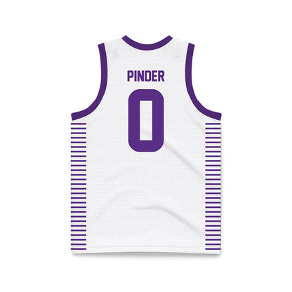 Furman - NCAA Women's Basketball : Jayda Pinder - White Basketball Jersey-1