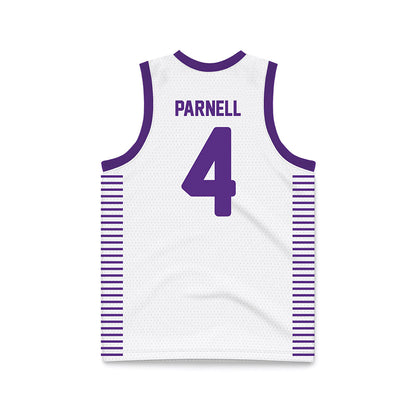 Furman - NCAA Women's Basketball : Kyraha Parnell - White Basketball Jersey-1