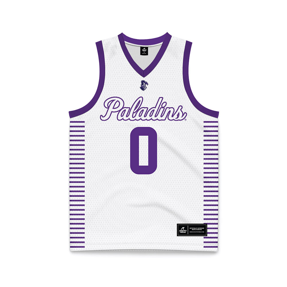 Furman - NCAA Women's Basketball : Lauren Bailey - White Basketball Jersey-0