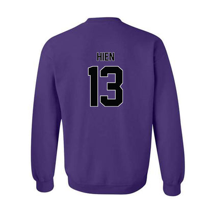 Furman - NCAA Men's Basketball : Garrett Hien - Replica Shersey Crewneck Sweatshirt-1