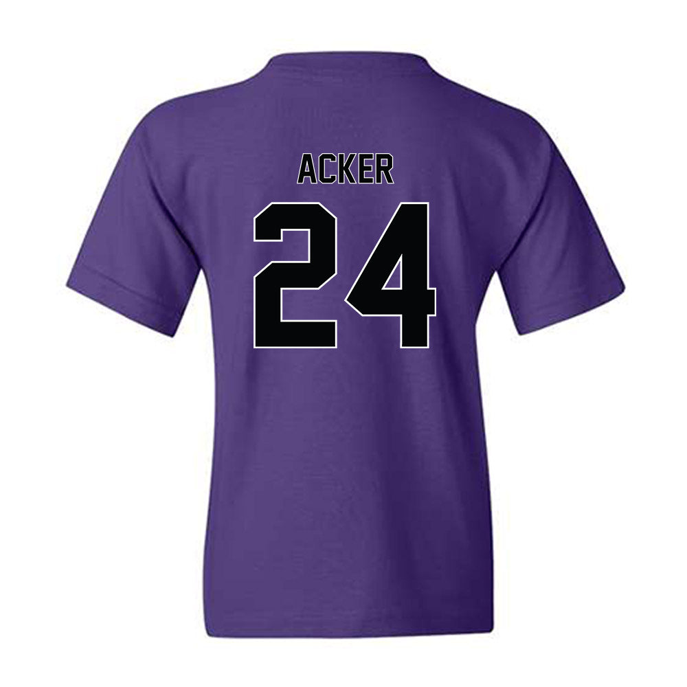 Furman - NCAA Women's Basketball : Jaelyn Acker - Replica Shersey Youth T-Shirt-1