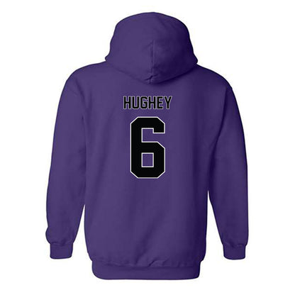 Furman - NCAA Men's Basketball : Tyrese Hughey - Replica Shersey Hooded Sweatshirt-1