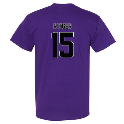Furman - NCAA Men's Basketball : Owen Ritger - Replica Shersey T-Shirt-1
