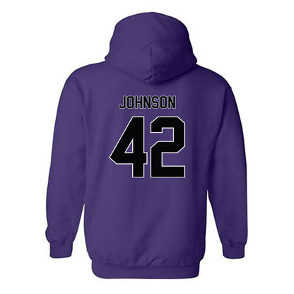 Furman - NCAA Women's Basketball : Kate Johnson - Replica Shersey Hooded Sweatshirt-1