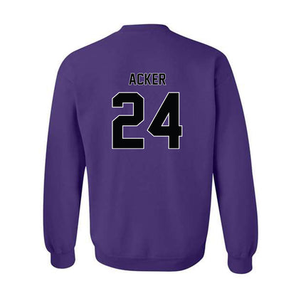 Furman - NCAA Women's Basketball : Jaelyn Acker - Replica Shersey Crewneck Sweatshirt-1