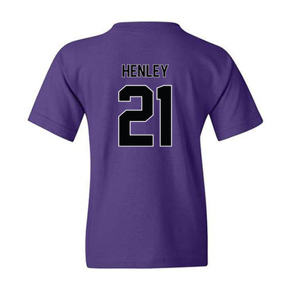 Furman - NCAA Women's Basketball : Niveya Henley - Replica Shersey Youth T-Shirt-1