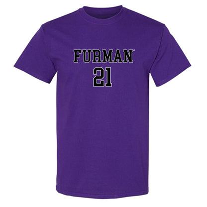 Furman - NCAA Women's Basketball : Niveya Henley - Replica Shersey T-Shirt-0