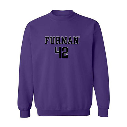 Furman - NCAA Women's Basketball : Kate Johnson - Replica Shersey Crewneck Sweatshirt-0