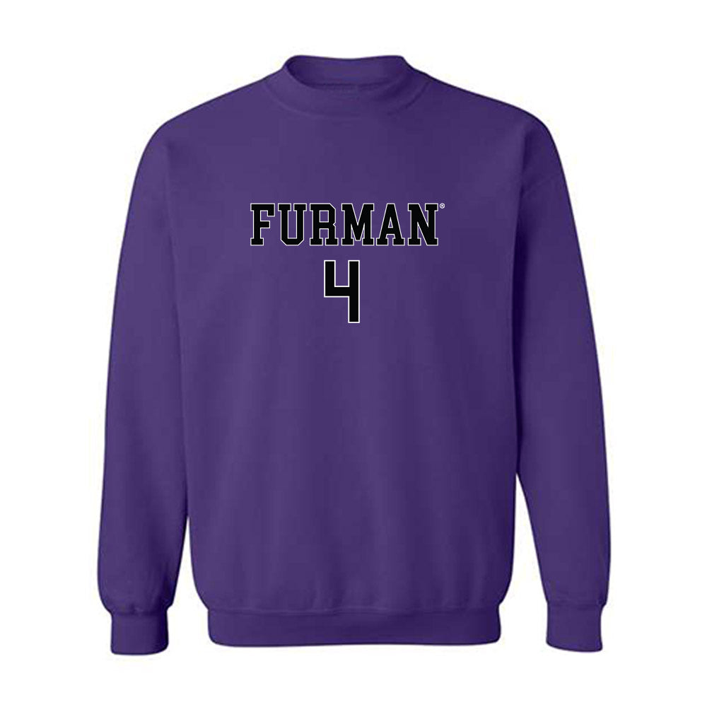 Furman - NCAA Women's Basketball : Tate Walters - Replica Shersey Crewneck Sweatshirt-0