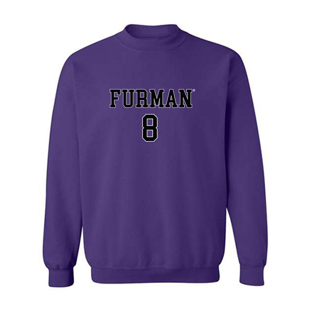 Furman - NCAA Men's Basketball : Collin ONeal - Replica Shersey Crewneck Sweatshirt-0