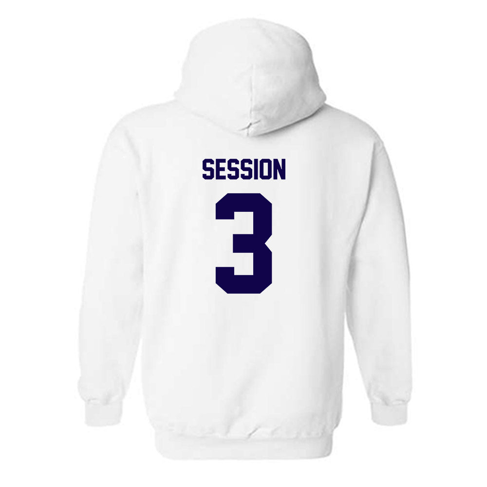 Furman - NCAA Women's Basketball : Jada Session - Replica Shersey Hooded Sweatshirt-1