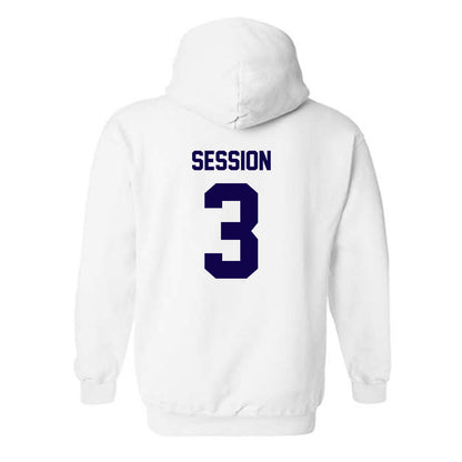 Furman - NCAA Women's Basketball : Jada Session - Replica Shersey Hooded Sweatshirt-1