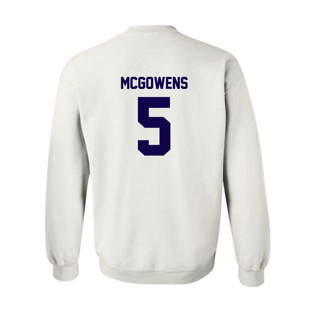 Furman - NCAA Women's Basketball : Raina McGowens - Replica Shersey Crewneck Sweatshirt-1
