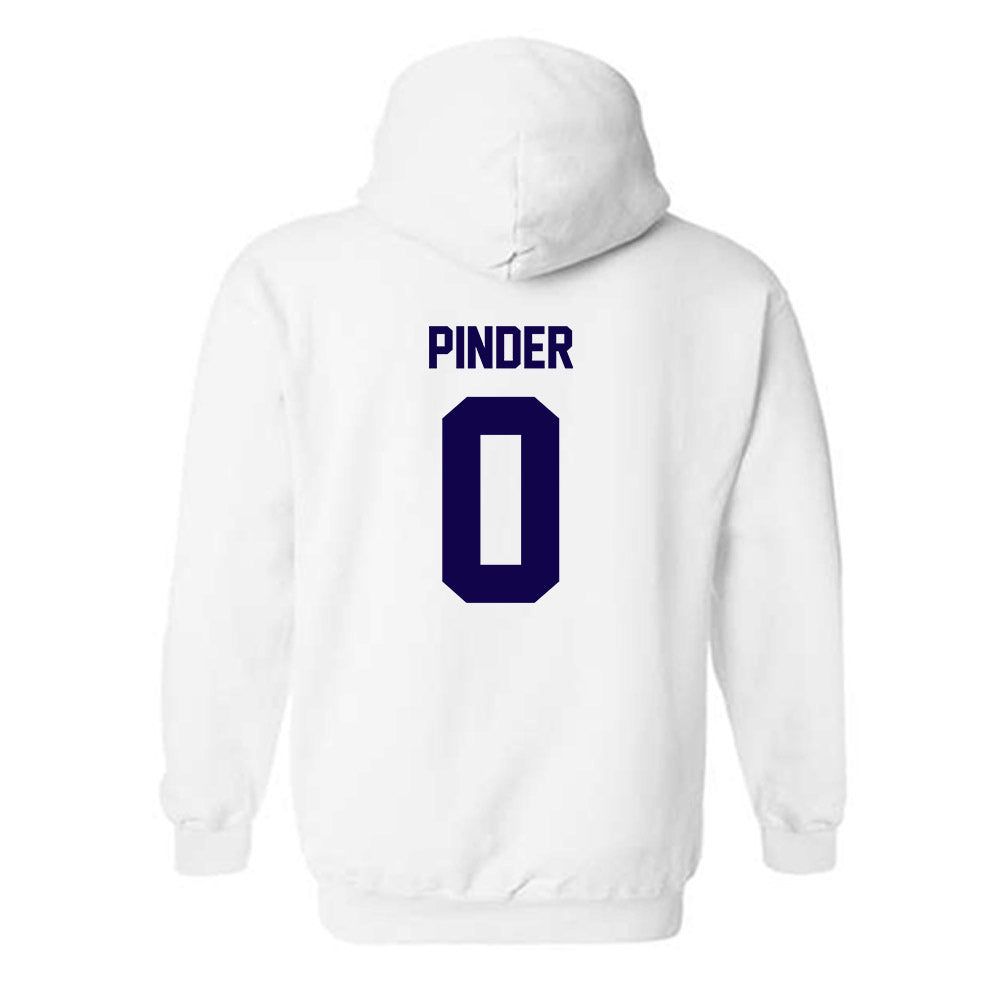 Furman - NCAA Women's Basketball : Jayda Pinder - Replica Shersey Hooded Sweatshirt-1