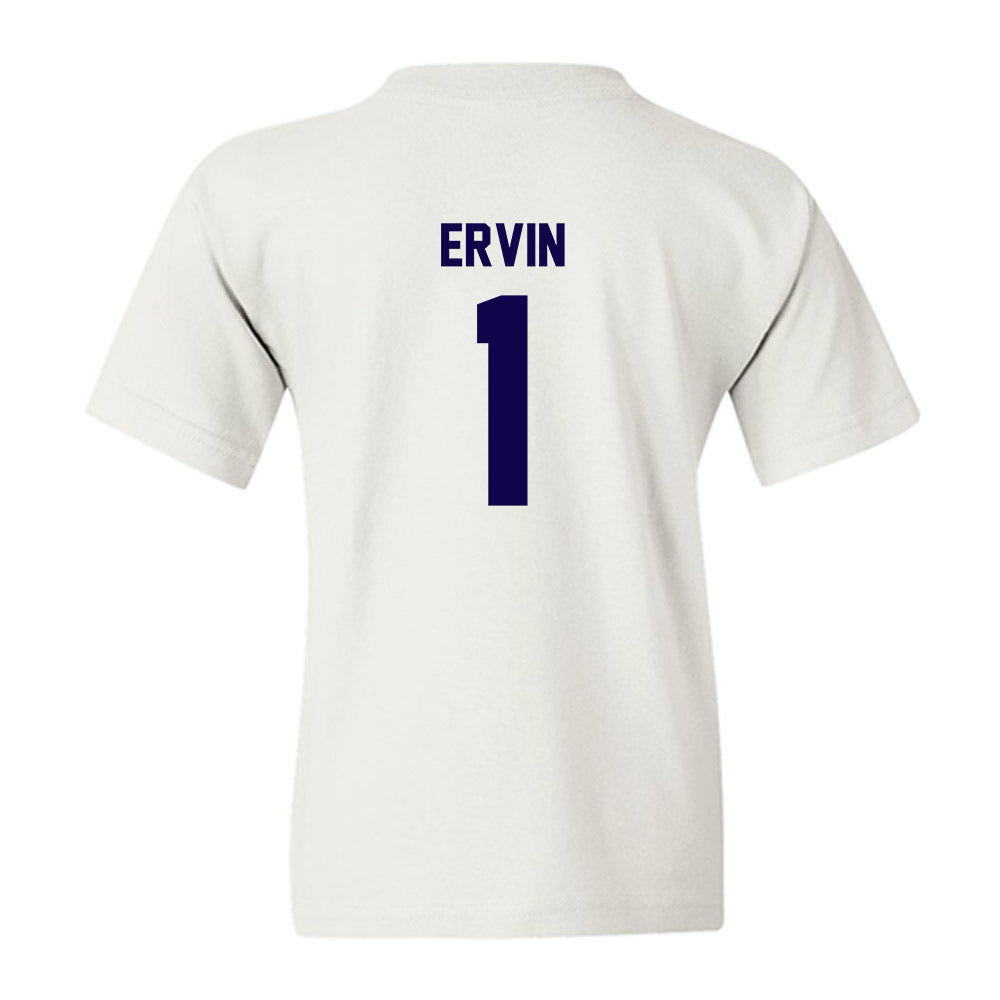 Furman - NCAA Women's Basketball : Alyssa Ervin - Replica Shersey Youth T-Shirt-1