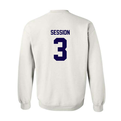 Furman - NCAA Women's Basketball : Jada Session - Replica Shersey Crewneck Sweatshirt-1