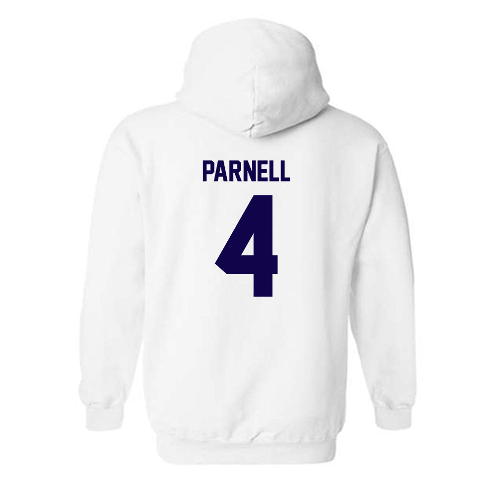 Furman - NCAA Women's Basketball : Kyraha Parnell - Replica Shersey Hooded Sweatshirt-1