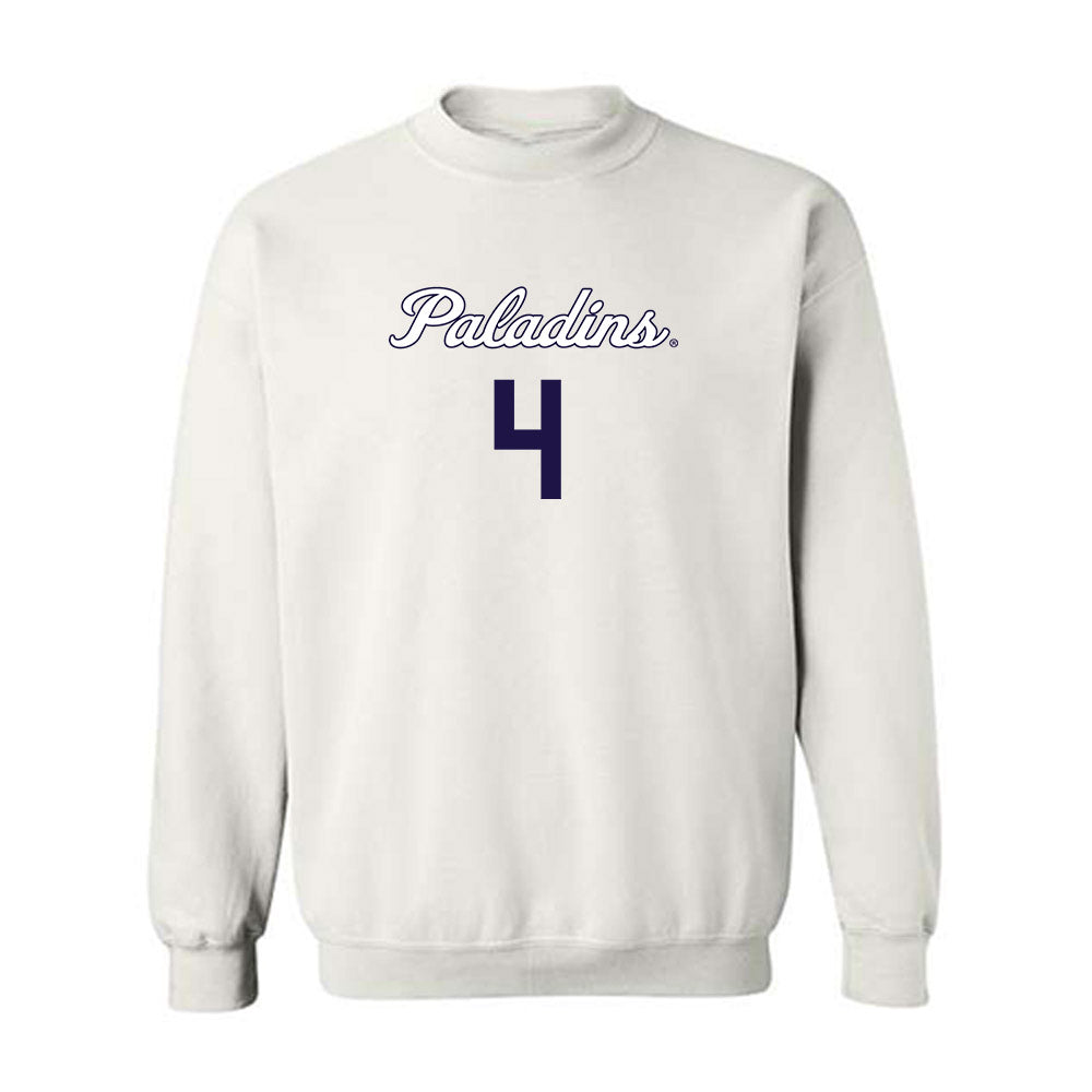 Furman - NCAA Women's Basketball : Tate Walters - Replica Shersey Crewneck Sweatshirt-0