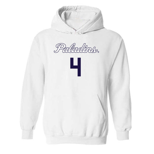 Furman - NCAA Women's Basketball : Tate Walters - Replica Shersey Hooded Sweatshirt-0