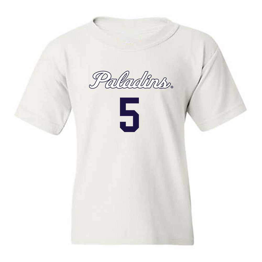 Furman - NCAA Women's Basketball : Raina McGowens - Replica Shersey Youth T-Shirt-0