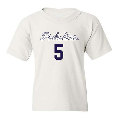Furman - NCAA Women's Basketball : Raina McGowens - Replica Shersey Youth T-Shirt-0