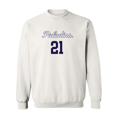 Furman - NCAA Women's Basketball : Tyriana Berry - Replica Shersey Crewneck Sweatshirt-0
