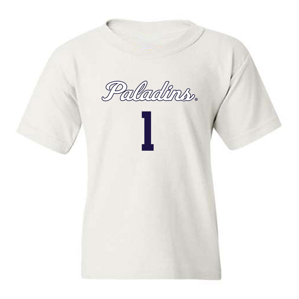 Furman - NCAA Women's Basketball : Alyssa Ervin - Replica Shersey Youth T-Shirt-0