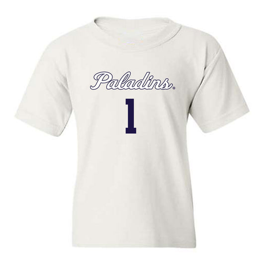Furman - NCAA Women's Basketball : Alyssa Ervin - Replica Shersey Youth T-Shirt-0