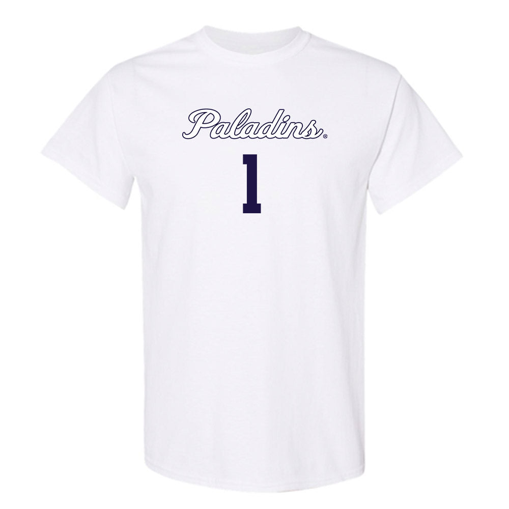 Furman - NCAA Women's Basketball : Alyssa Ervin - Replica Shersey T-Shirt-0