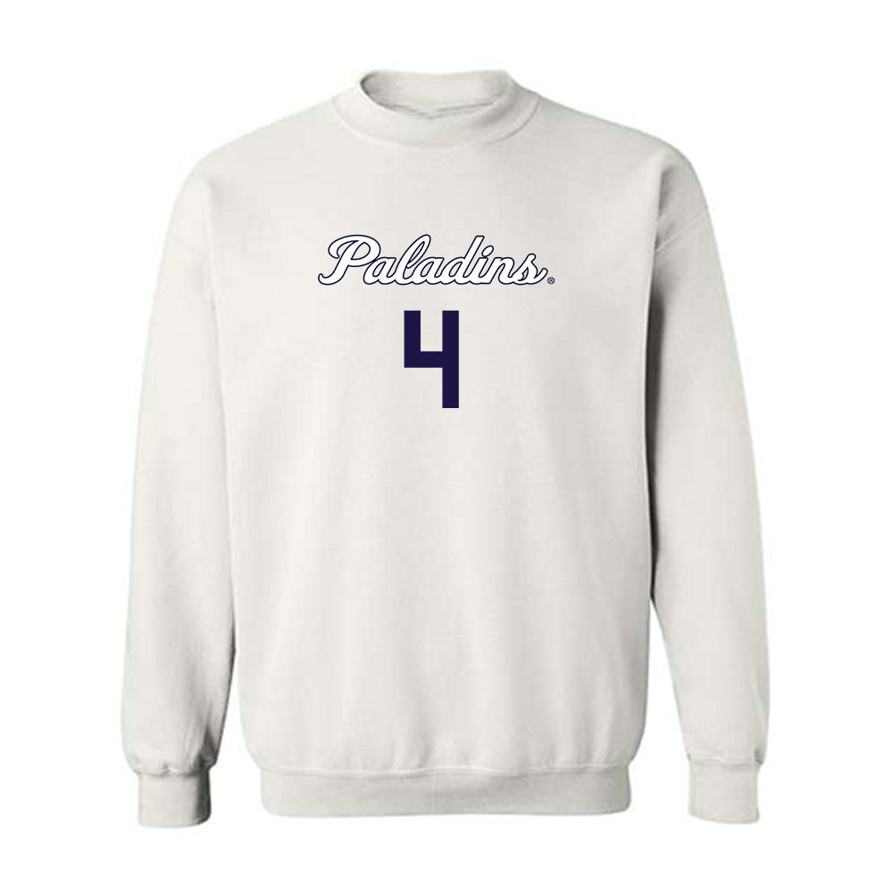 Furman - NCAA Women's Basketball : Kyraha Parnell - Replica Shersey Crewneck Sweatshirt-0