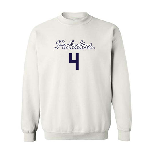 Furman - NCAA Women's Basketball : Kyraha Parnell - Replica Shersey Crewneck Sweatshirt-0
