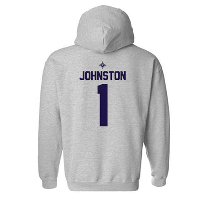 Furman - NCAA Men's Basketball : Charles Johnston - Classic Shersey Hooded Sweatshirt-1