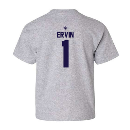 Furman - NCAA Women's Basketball : Alyssa Ervin - Classic Shersey Youth T-Shirt-1