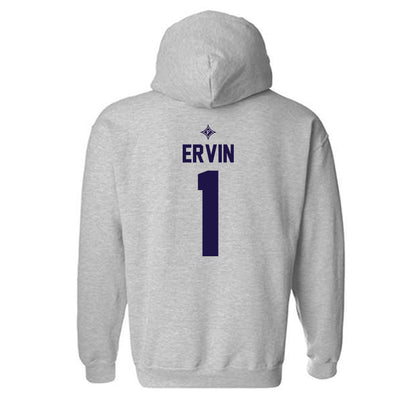 Furman - NCAA Women's Basketball : Alyssa Ervin - Classic Shersey Hooded Sweatshirt-1
