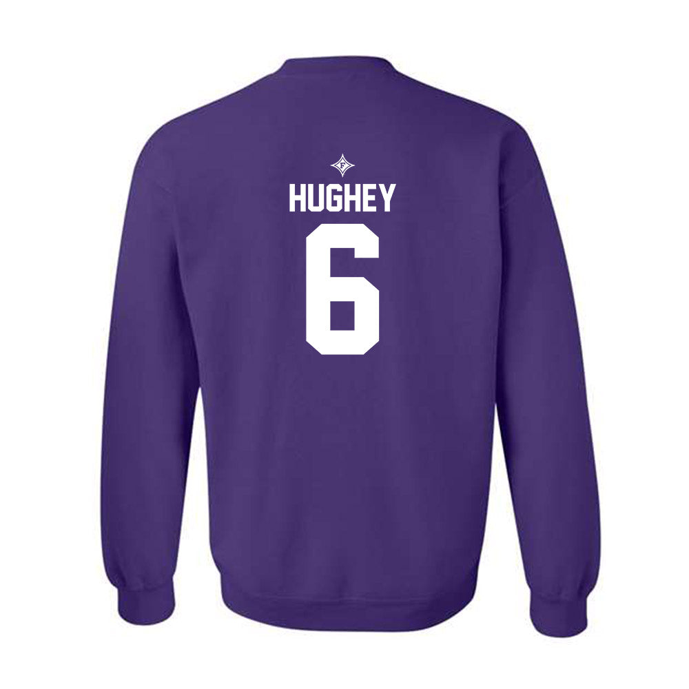 Furman - NCAA Men's Basketball : Tyrese Hughey - Fashion Shersey Crewneck Sweatshirt-1