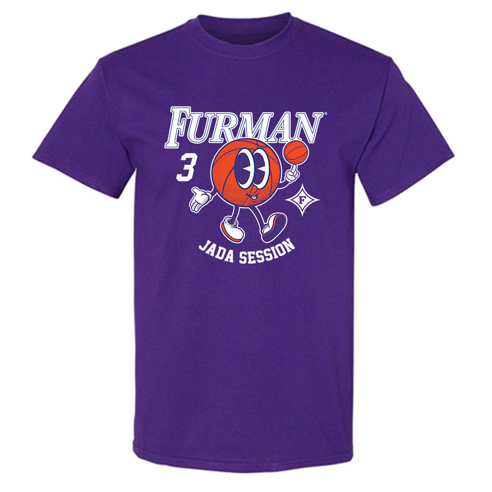 Furman - NCAA Women's Basketball : Jada Session - Fashion Shersey T-Shirt-0