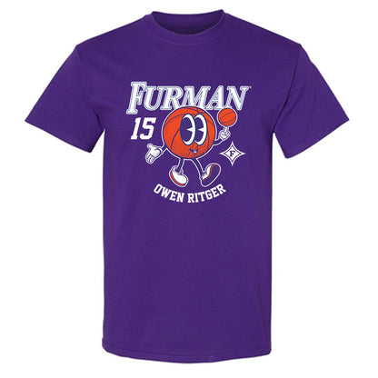 Furman - NCAA Men's Basketball : Owen Ritger - Fashion Shersey T-Shirt-0