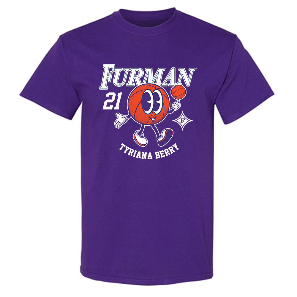 Furman - NCAA Women's Basketball : Tyriana Berry - Fashion Shersey T-Shirt-0