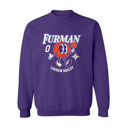 Furman - NCAA Women's Basketball : Lauren Bailey - Fashion Shersey Crewneck Sweatshirt-0