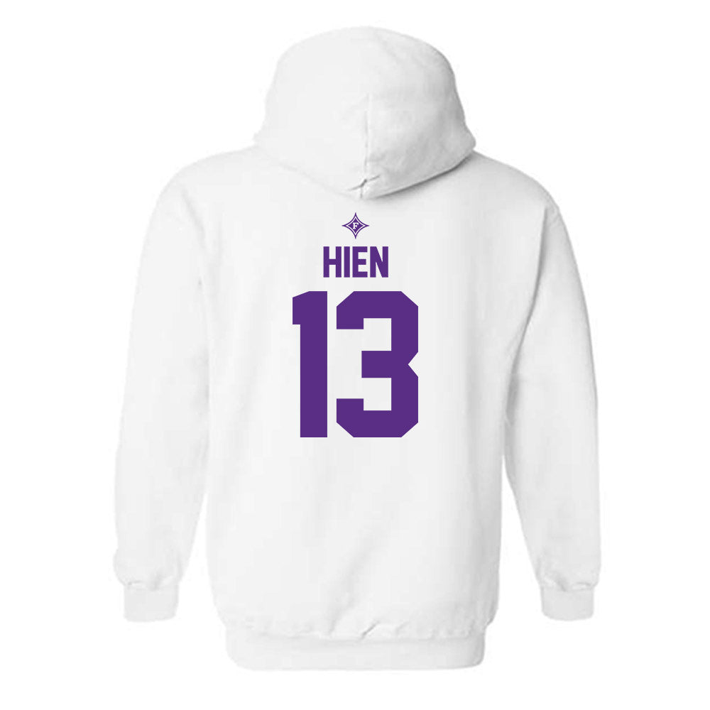 Furman - NCAA Men's Basketball : Garrett Hien - Sports Shersey Hooded Sweatshirt-1