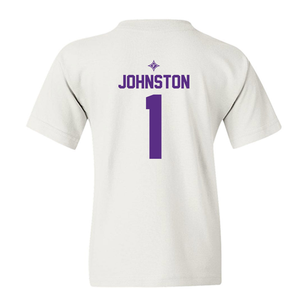 Furman - NCAA Men's Basketball : Charles Johnston - Sports Shersey Youth T-Shirt-1