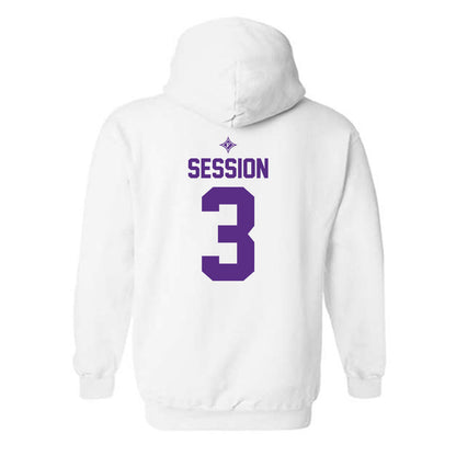 Furman - NCAA Women's Basketball : Jada Session - Sports Shersey Hooded Sweatshirt-1