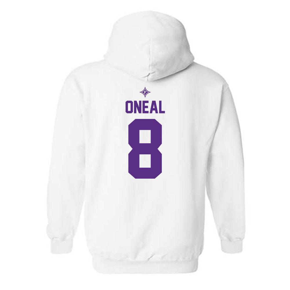 Furman - NCAA Men's Basketball : Collin ONeal - Sports Shersey Hooded Sweatshirt-1