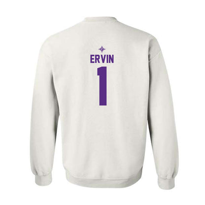 Furman - NCAA Women's Basketball : Alyssa Ervin - Sports Shersey Crewneck Sweatshirt-1