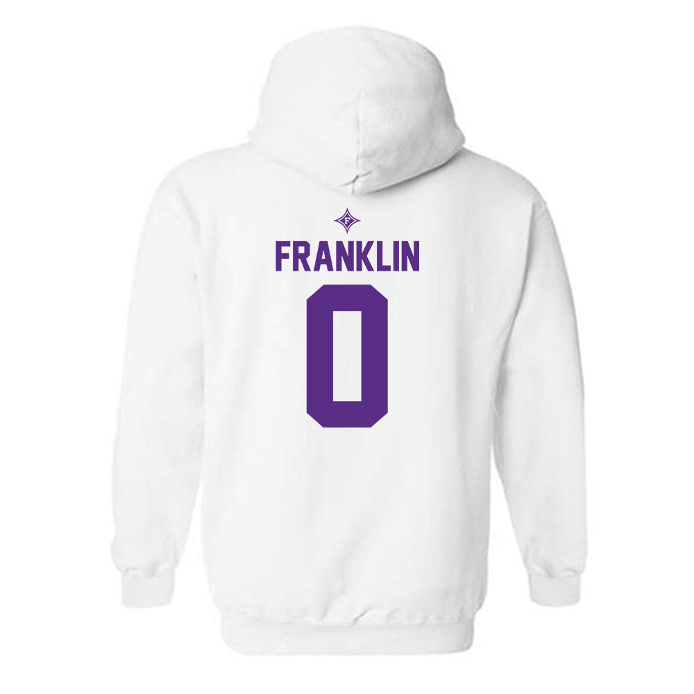 Furman - NCAA Men's Basketball : Abijah Franklin - Sports Shersey Hooded Sweatshirt-1