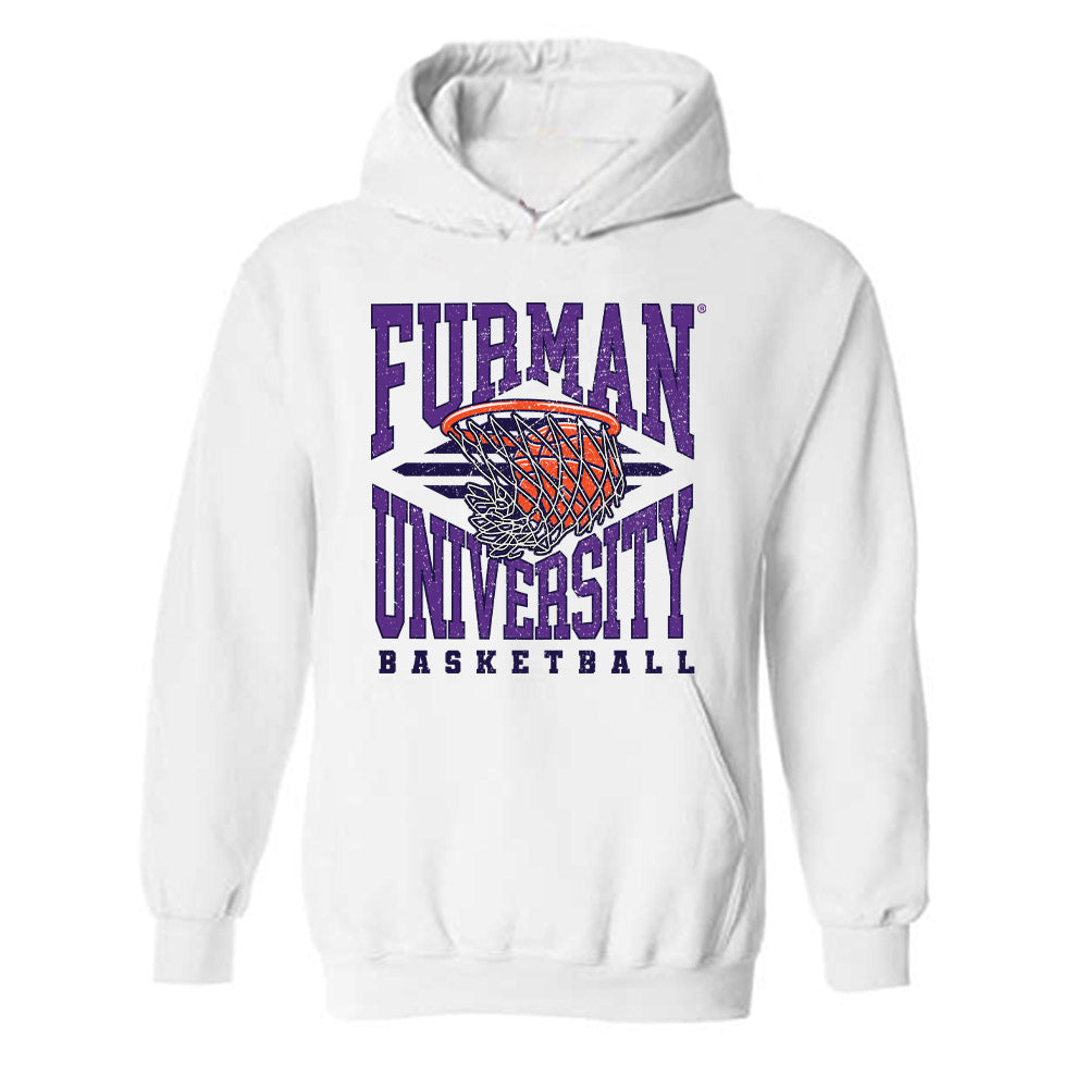 Furman - NCAA Men's Basketball : Collin ONeal - Sports Shersey Hooded Sweatshirt-0
